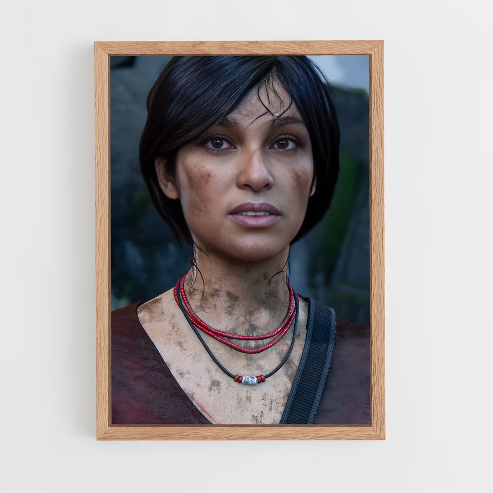Poster Chloe frazer – affiche Uncharted (vue 4)